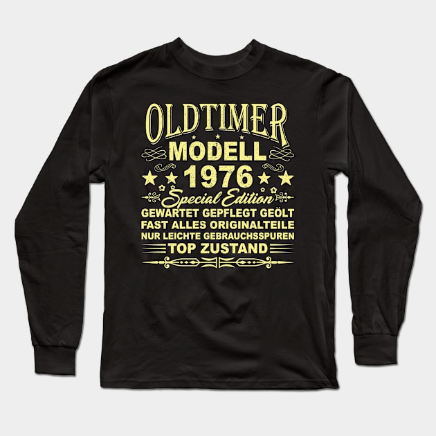 OLDTIMER MODELL BAUJAHR 1976 Long Sleeve T-Shirt by SinBle